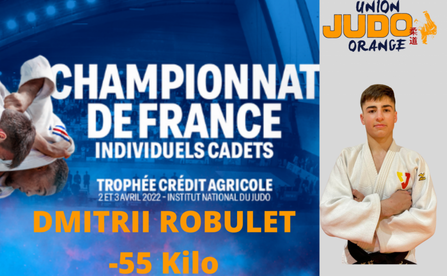 Dmitrii 9eme du Championnat de France Cadet 1ere Division