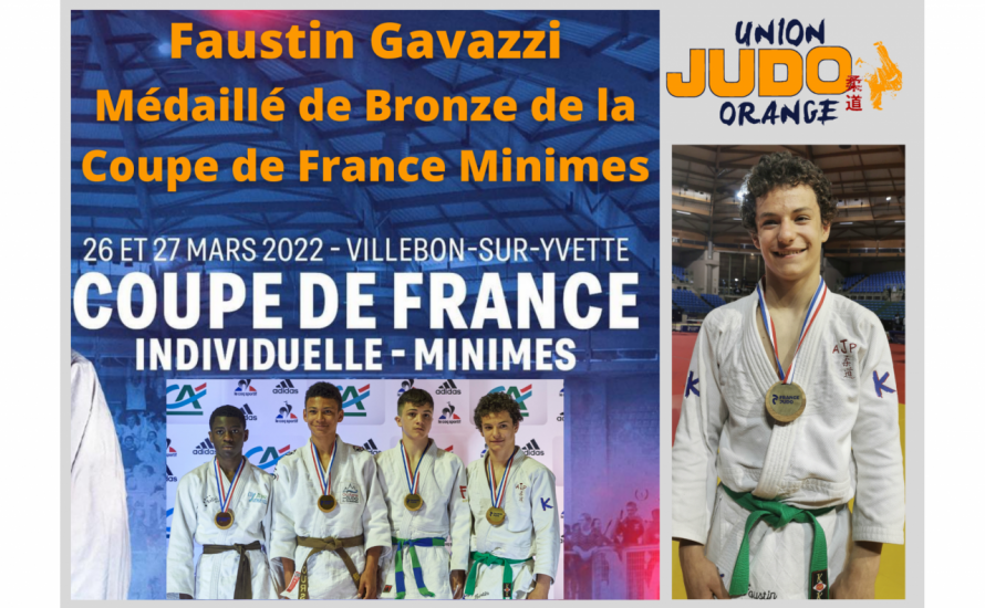 Faustin Gavazzi 3ème de la Coupe de France Minimes individuelle!